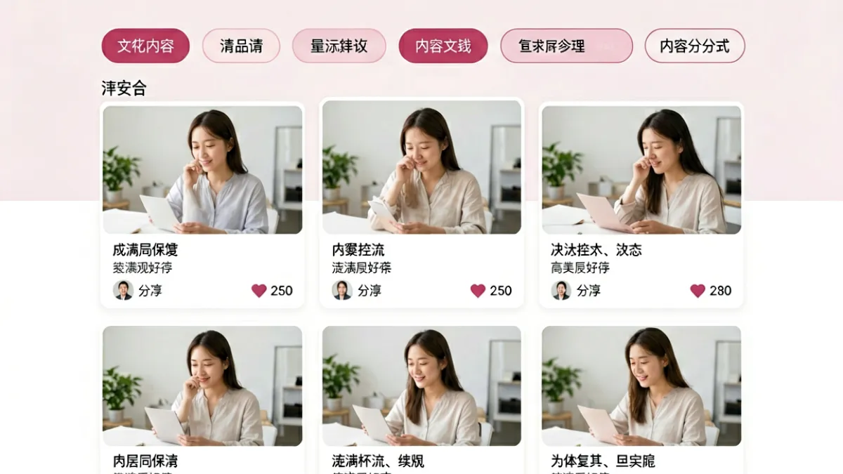 色花堂平台界面截图，展示首页内容分类布局与用户互动区域